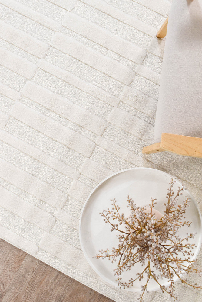 Colorado Cream Rug - Turkish-inspired modern rug from Treasures of Turkey