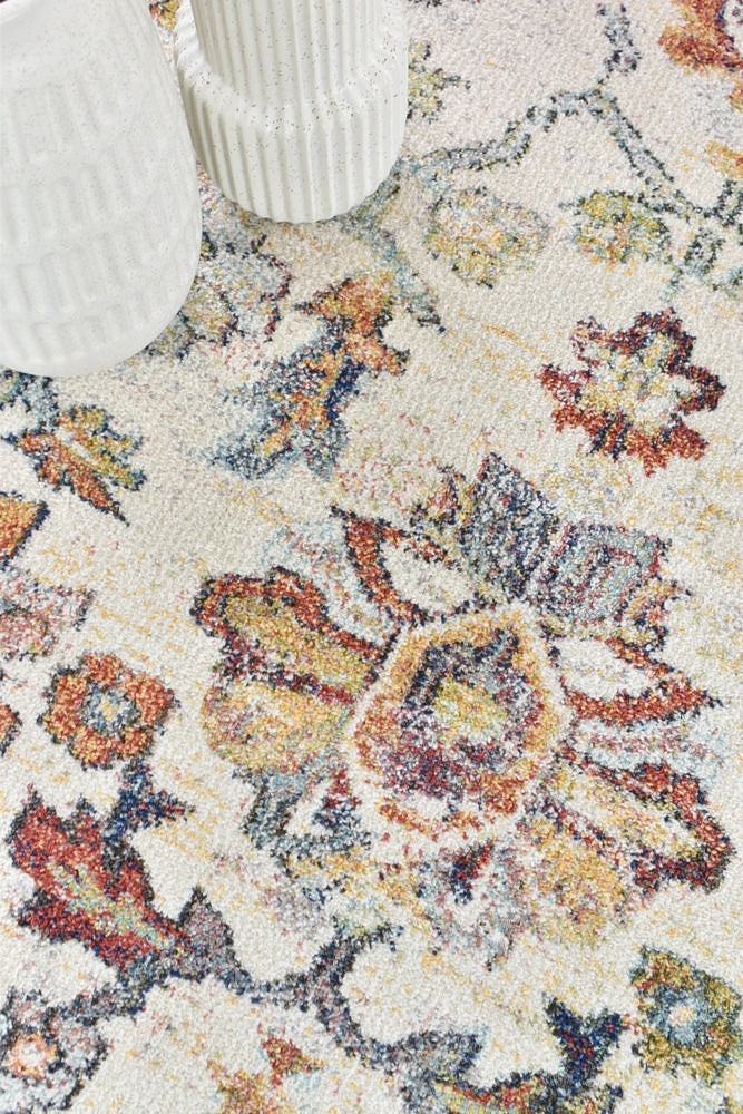 Casablanca Navy Cream Rug - Turkish-inspired modern rug from Treasures of Turkey