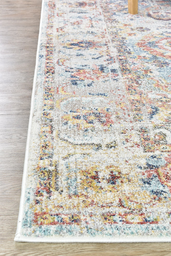 Casablanca Navy Cream Rug - Turkish-inspired modern rug from Treasures of Turkey