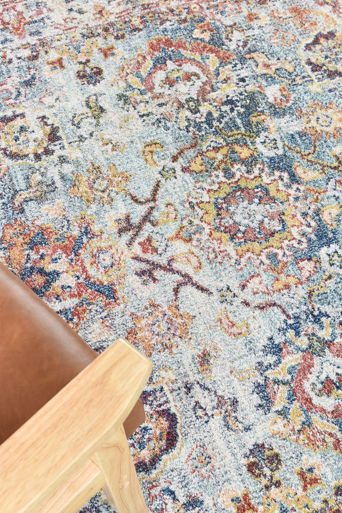 Casablanca Navy Cream Rug - Turkish-inspired modern rug from Treasures of Turkey