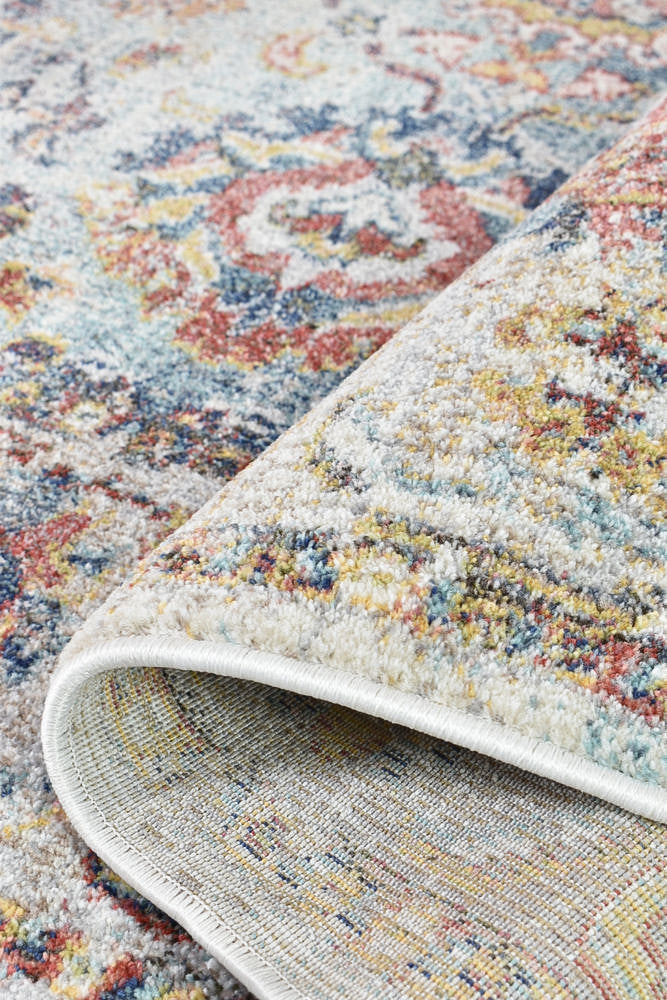 Casablanca Navy Cream Rug - Turkish-inspired modern rug from Treasures of Turkey