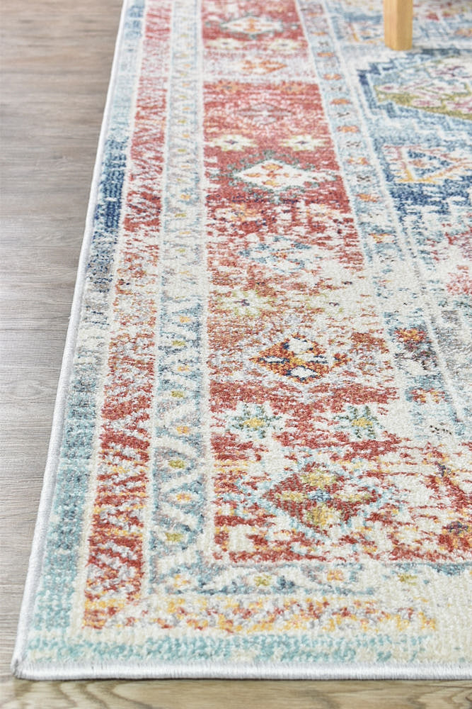 Casablanca Tile Grey Rug - Turkish-inspired modern rug from Treasures of Turkey
