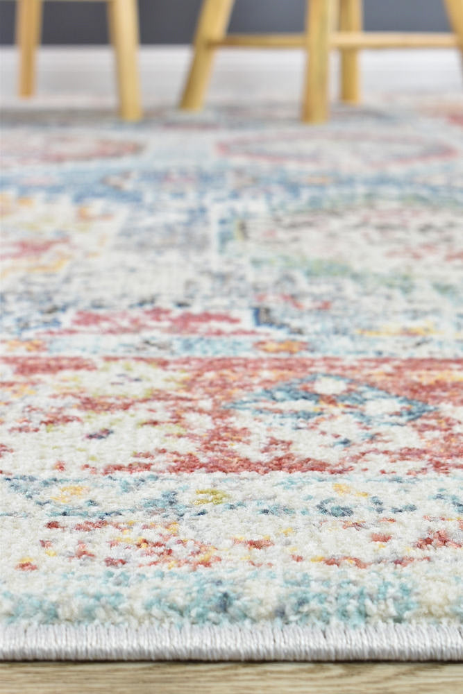 Casablanca Tile Grey Rug - Turkish-inspired modern rug from Treasures of Turkey