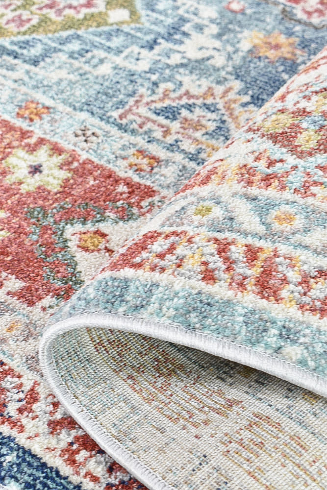 Casablanca Tile Grey Rug - Turkish-inspired modern rug from Treasures of Turkey