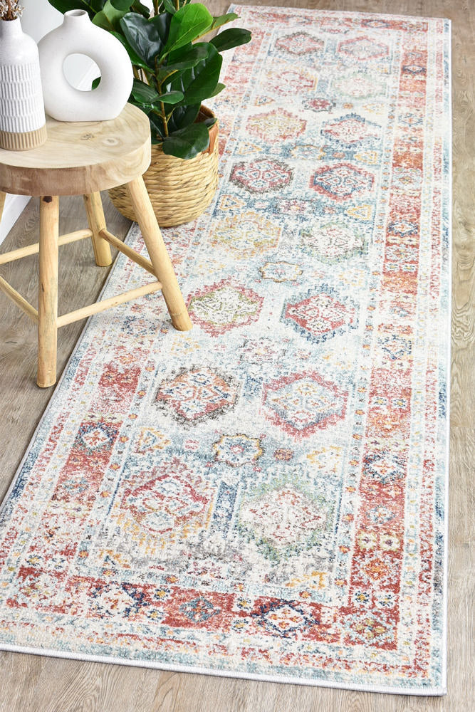 Casablanca Tile Grey Rug - Turkish-inspired modern rug from Treasures of Turkey