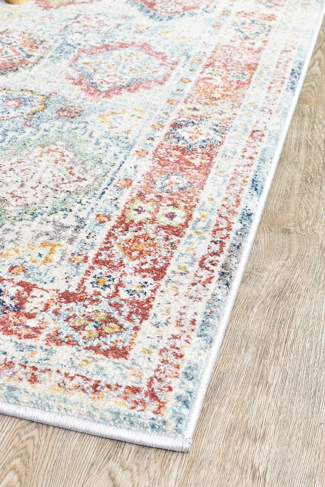 Casablanca Tile Grey Rug - Turkish-inspired modern rug from Treasures of Turkey