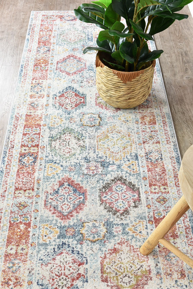 Casablanca Tile Grey Rug - Turkish-inspired modern rug from Treasures of Turkey