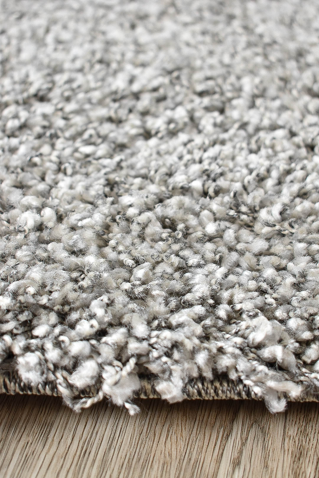Leona Light Grey Rug - Turkish-inspired shaggy rug from Treasures of Turkey