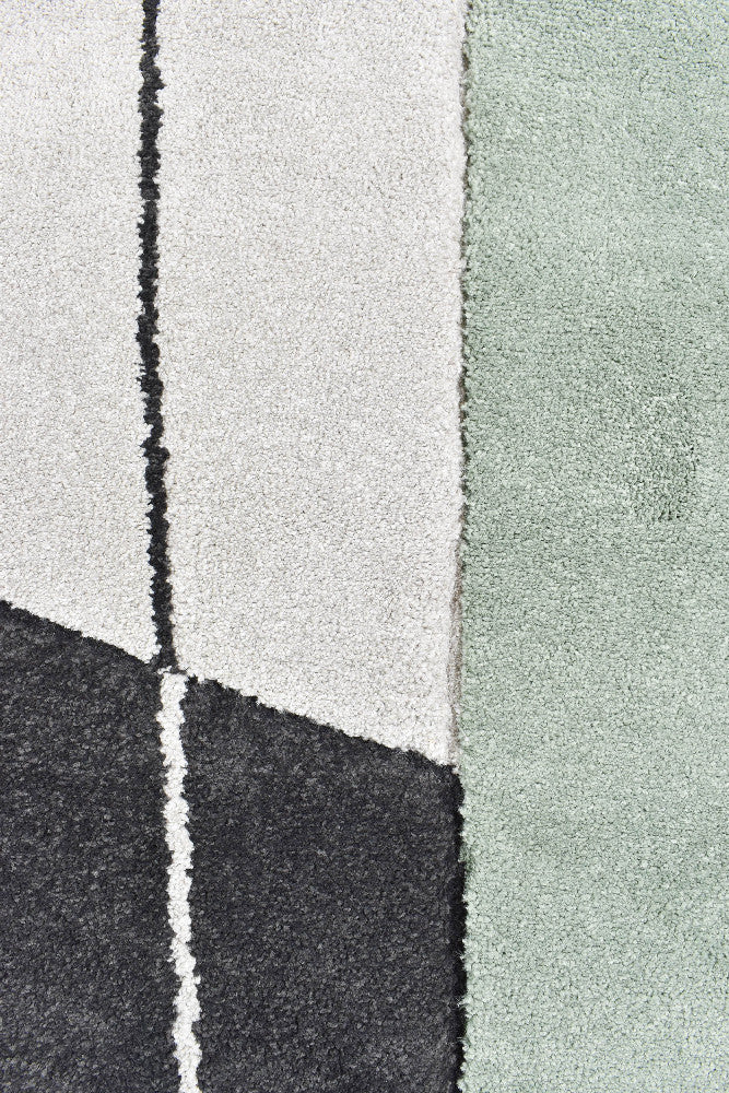 Aria Grey Green Rug - Turkish-inspired modern rug from Treasures of Turkey