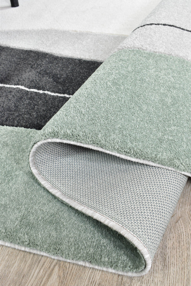 Aria Grey Green Rug - Turkish-inspired modern rug from Treasures of Turkey