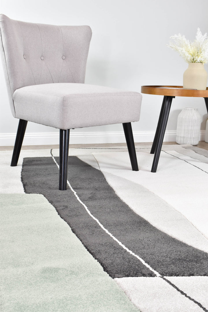 Aria Grey Green Rug - Turkish-inspired modern rug from Treasures of Turkey
