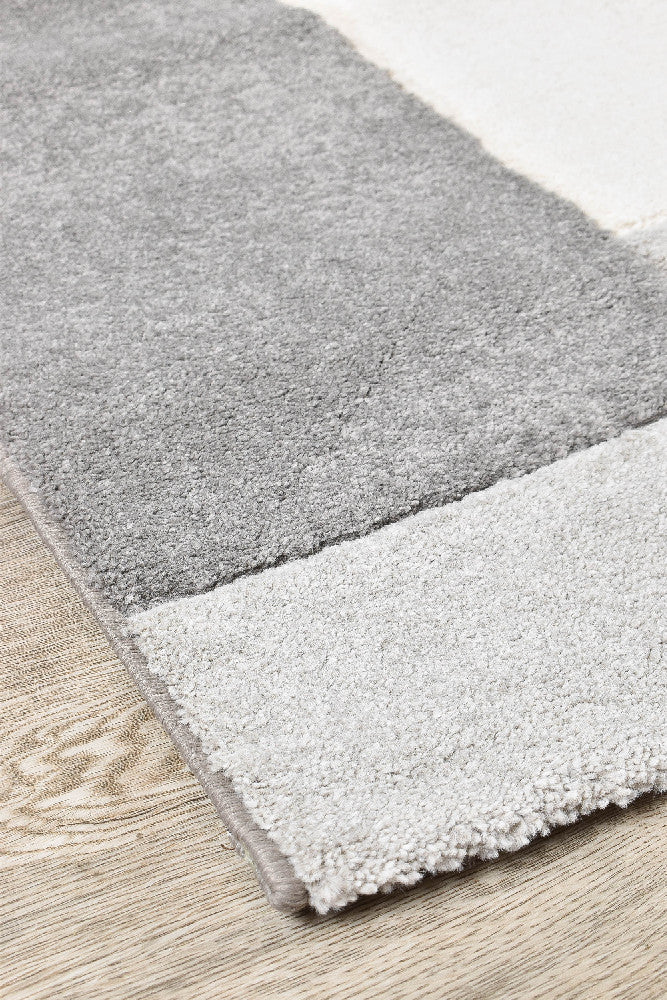 Aria Grey Blue Rug - Turkish-inspired modern rug from Treasures of Turkey