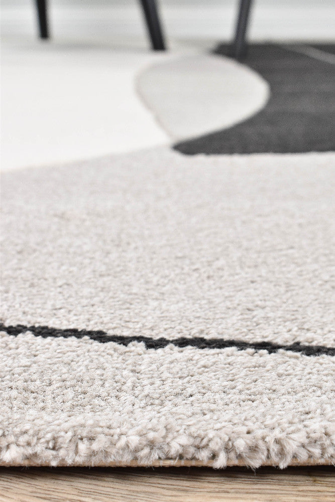 Aria Grey Blue Rug - Turkish-inspired modern rug from Treasures of Turkey