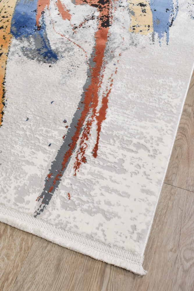 Eternal Fiesta Multi Colour Hallway Runner - Turkish-inspired hallway runner rug from Treasures of Turkey