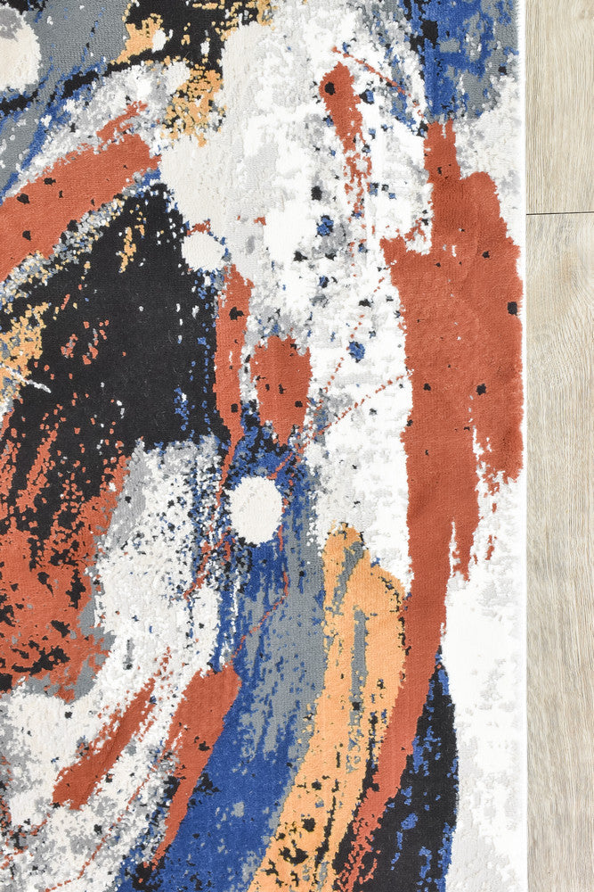 Eternal Fiesta Multi Colour Hallway Runner - Turkish-inspired hallway runner rug from Treasures of Turkey