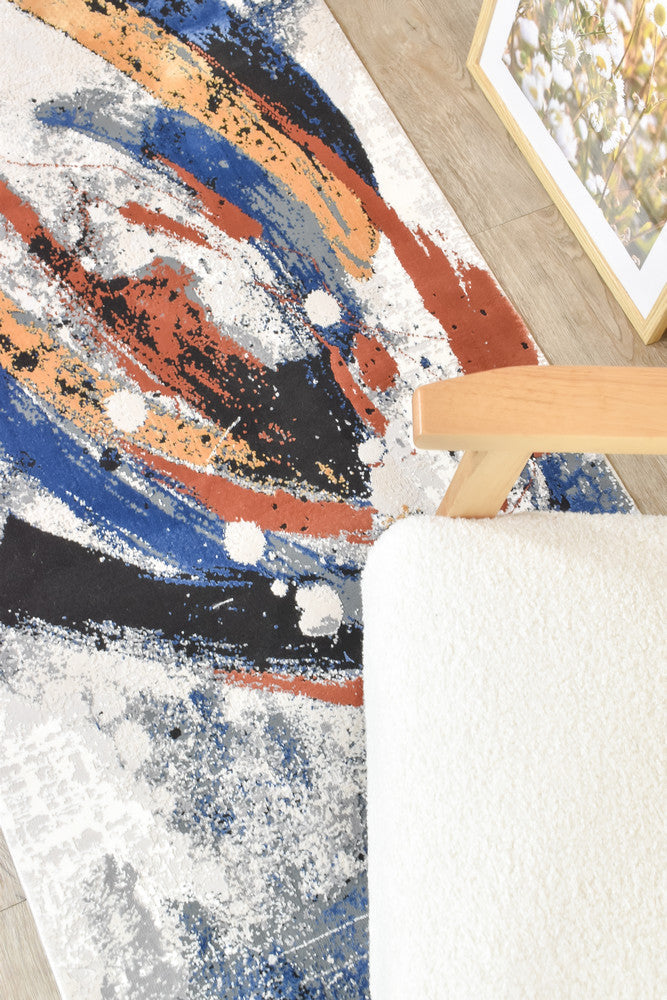 Eternal Fiesta Multi Colour Hallway Runner - Turkish-inspired hallway runner rug from Treasures of Turkey
