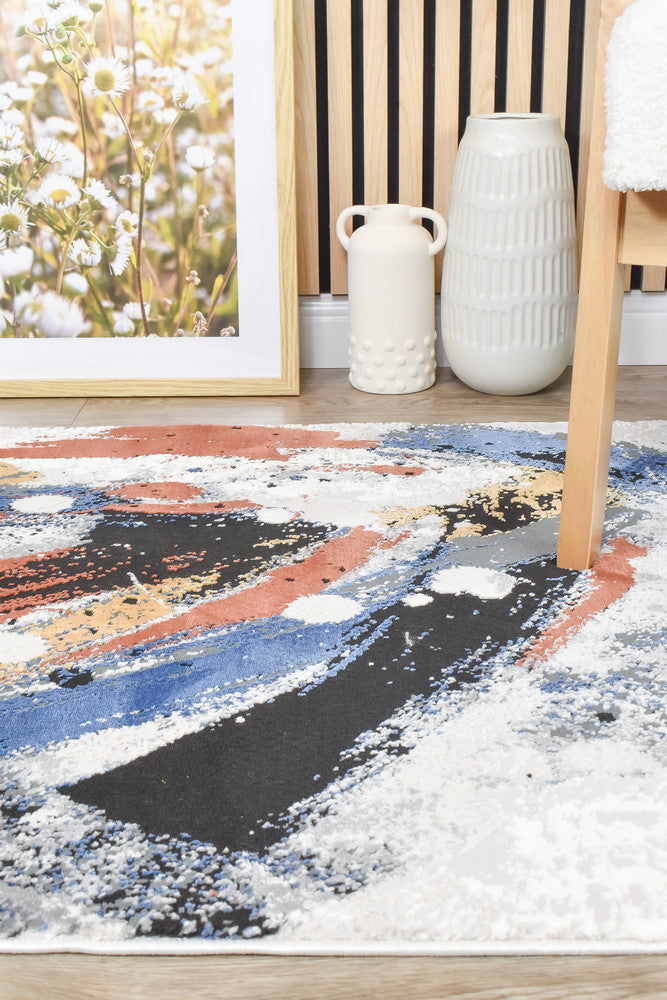 Eternal Fiesta Multi Colour Hallway Runner - Turkish-inspired hallway runner rug from Treasures of Turkey