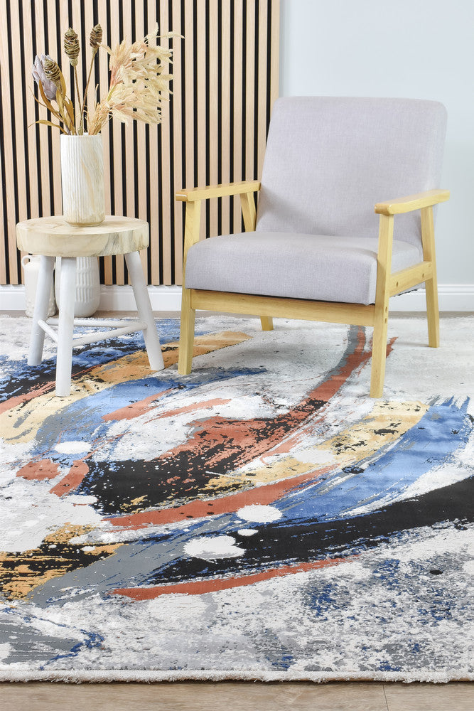 Eternal Fiesta Multi Colour Bold Rug - Turkish-inspired modern rug from Treasures of Turkey