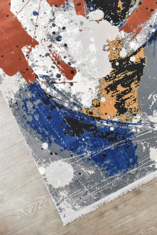 Eternal Fiesta Multi Colour Bold Rug - Turkish-inspired modern rug from Treasures of Turkey