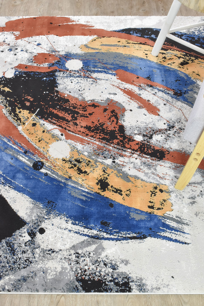 Eternal Fiesta Multi Colour Bold Rug - Turkish-inspired modern rug from Treasures of Turkey