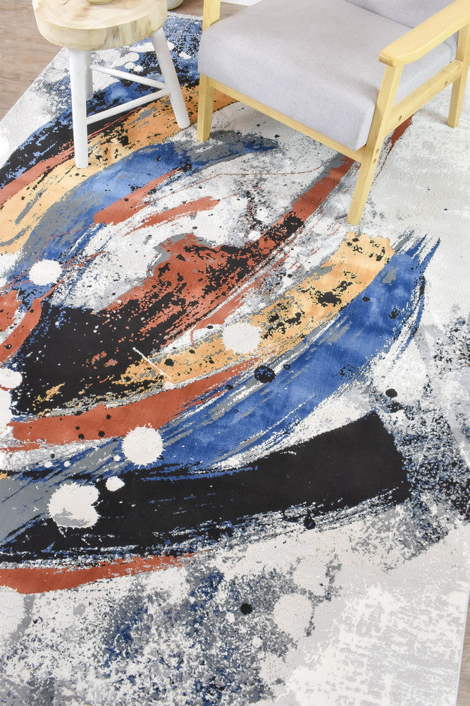 Eternal Fiesta Multi Colour Bold Rug - Turkish-inspired modern rug from Treasures of Turkey