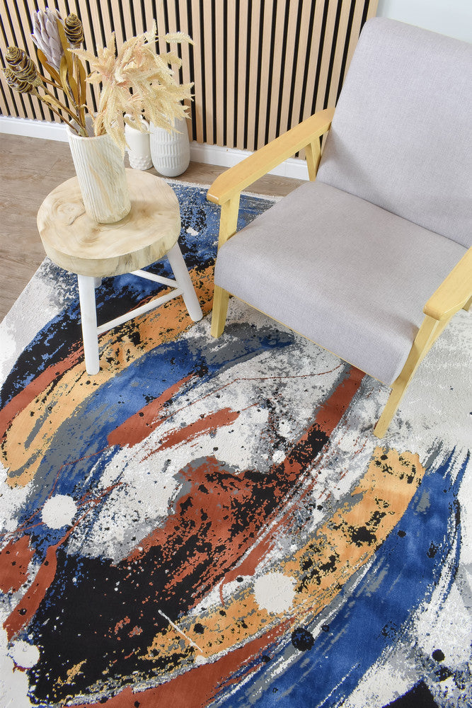 Eternal Fiesta Multi Colour Bold Rug - Turkish-inspired modern rug from Treasures of Turkey