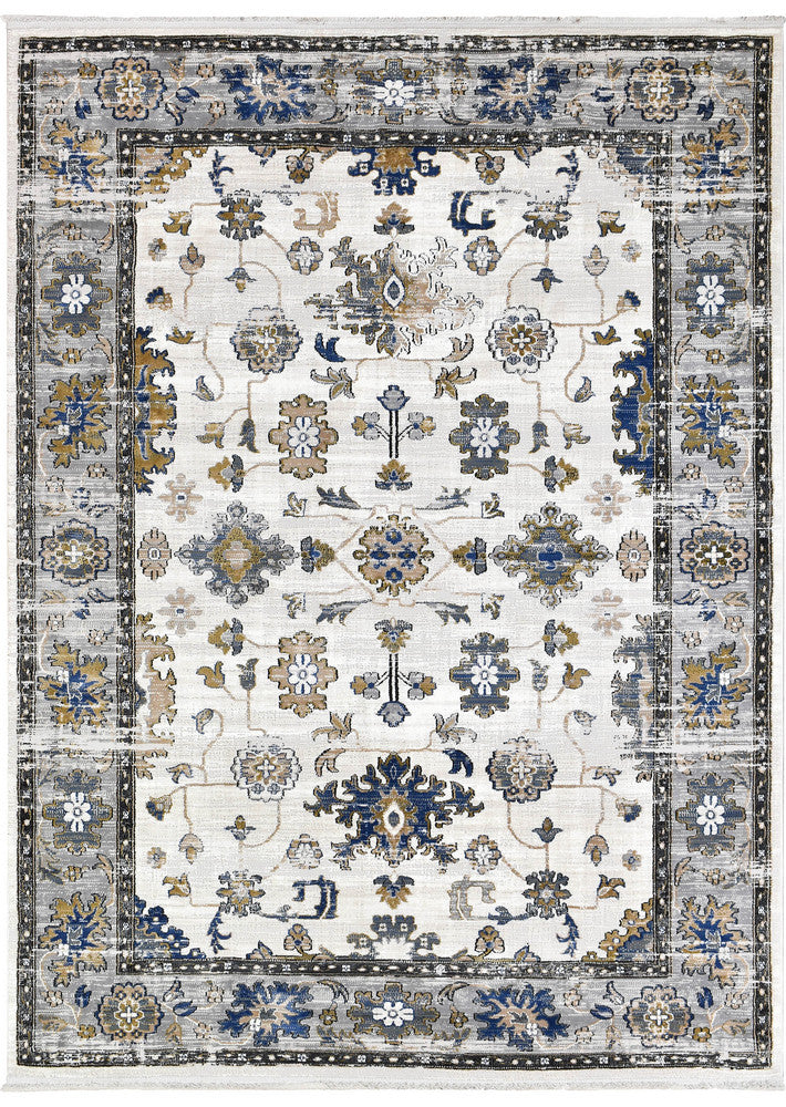 Eternal Vintage Grey Blue Modern Rug – Treasures of Turkey