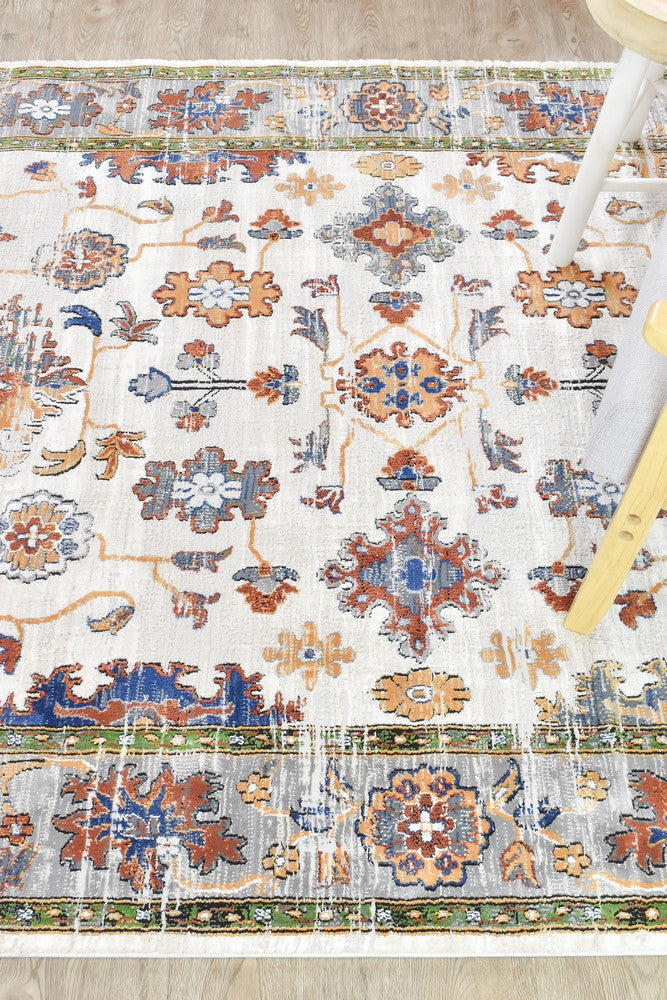 Eternal Fiesta Multi Colour Modern Rug - Turkish-inspired modern rug from Treasures of Turkey