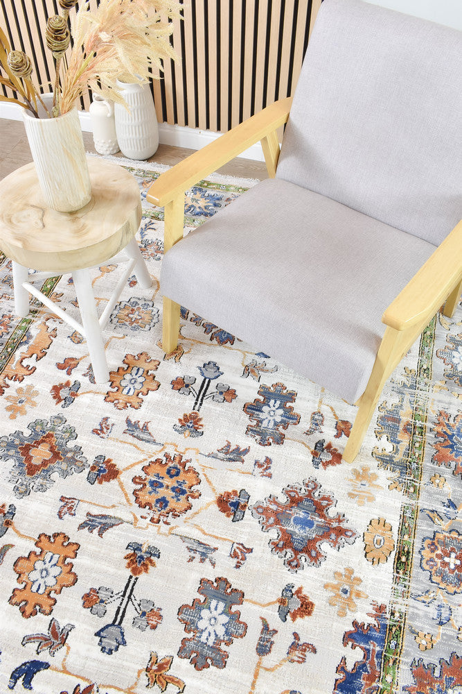 Eternal Fiesta Multi Colour Modern Rug - Turkish-inspired modern rug from Treasures of Turkey