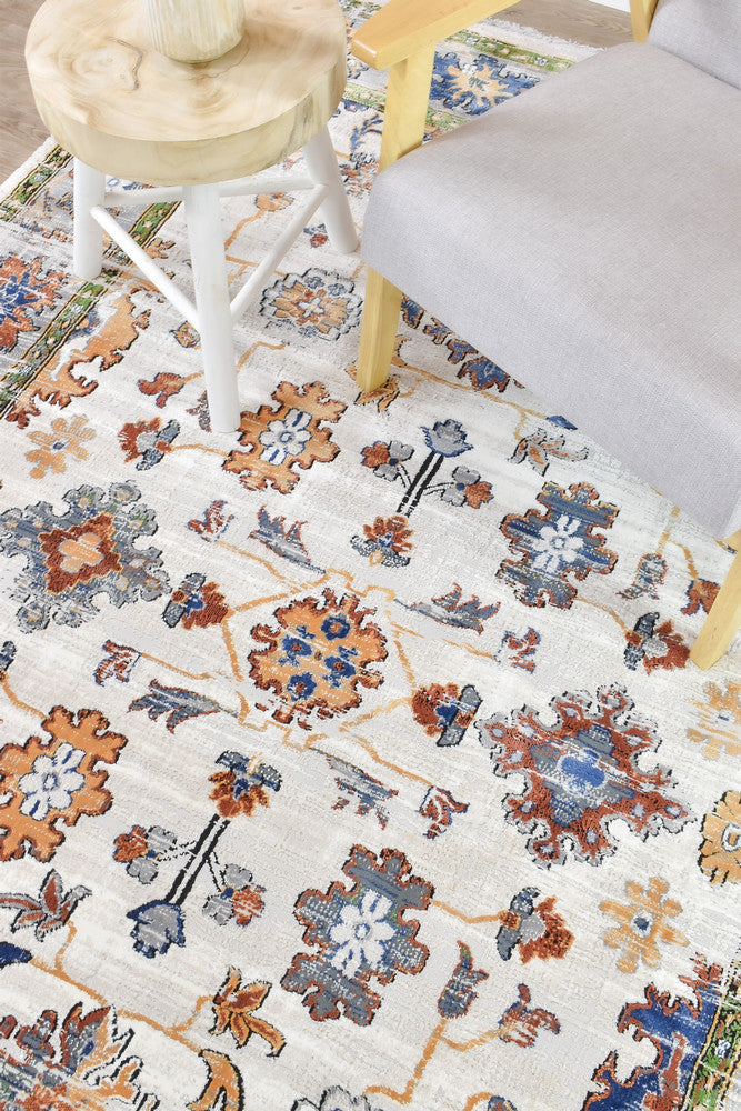 Eternal Fiesta Multi Colour Modern Rug - Turkish-inspired modern rug from Treasures of Turkey