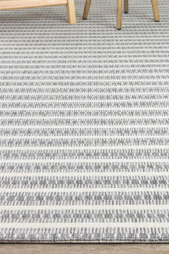 Nevada Grey Rug - Turkish-inspired indoor/outdoor rug from Treasures of Turkey