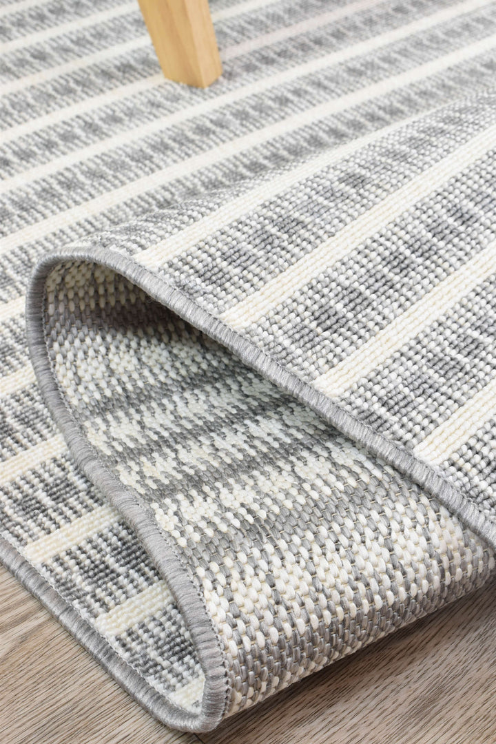 Nevada Grey Rug - Turkish-inspired indoor/outdoor rug from Treasures of Turkey