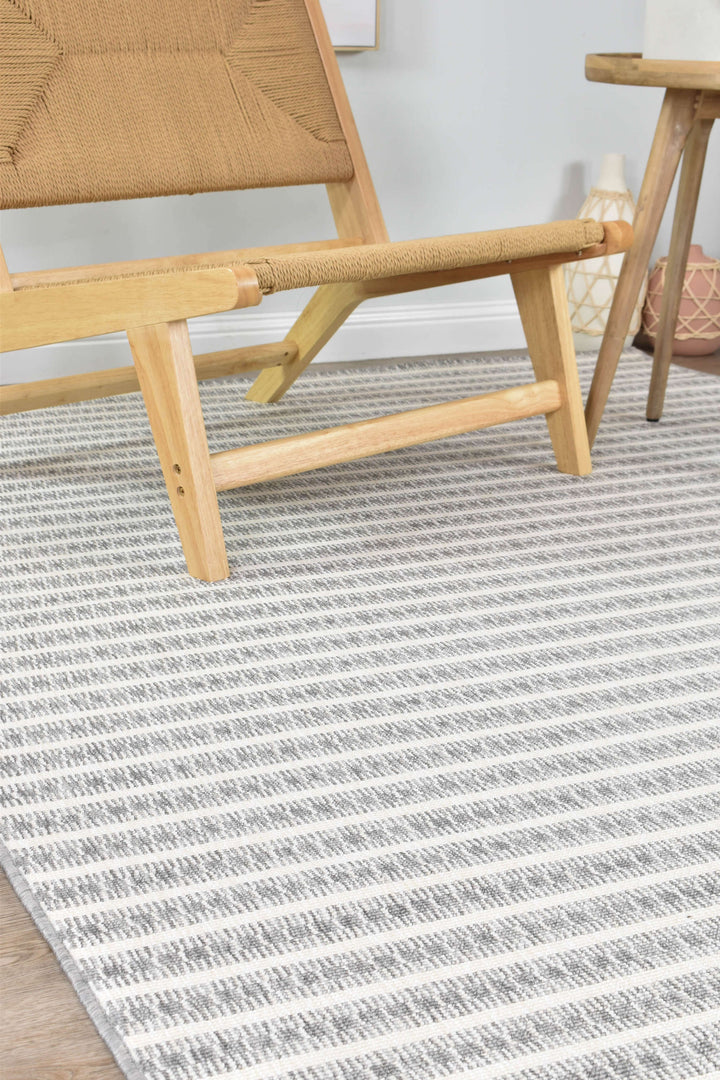 Nevada Grey Rug - Turkish-inspired indoor/outdoor rug from Treasures of Turkey