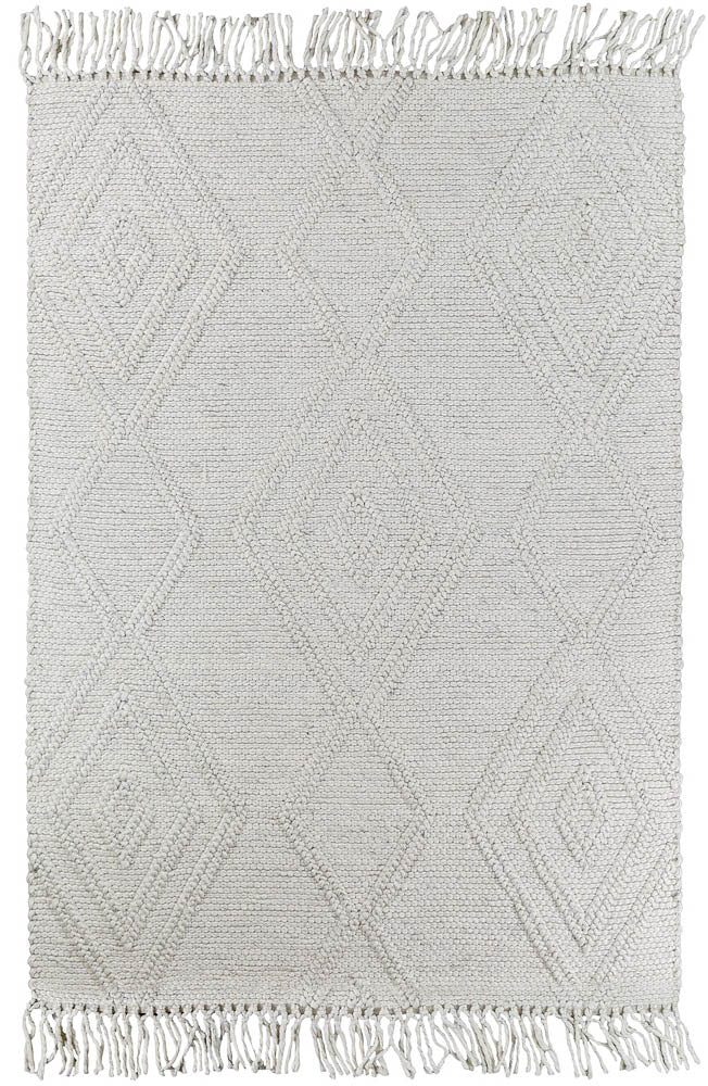Lapis Ivory Rug - Turkish-inspired flatweave rug from Treasures of Turkey