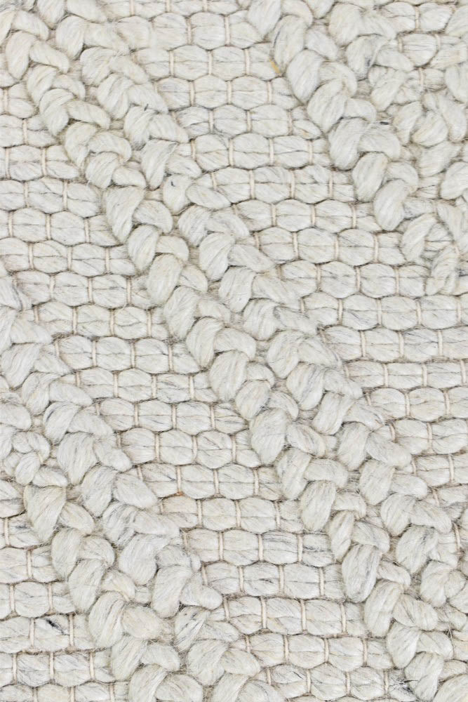Lapis Ivory Rug - Turkish-inspired flatweave rug from Treasures of Turkey