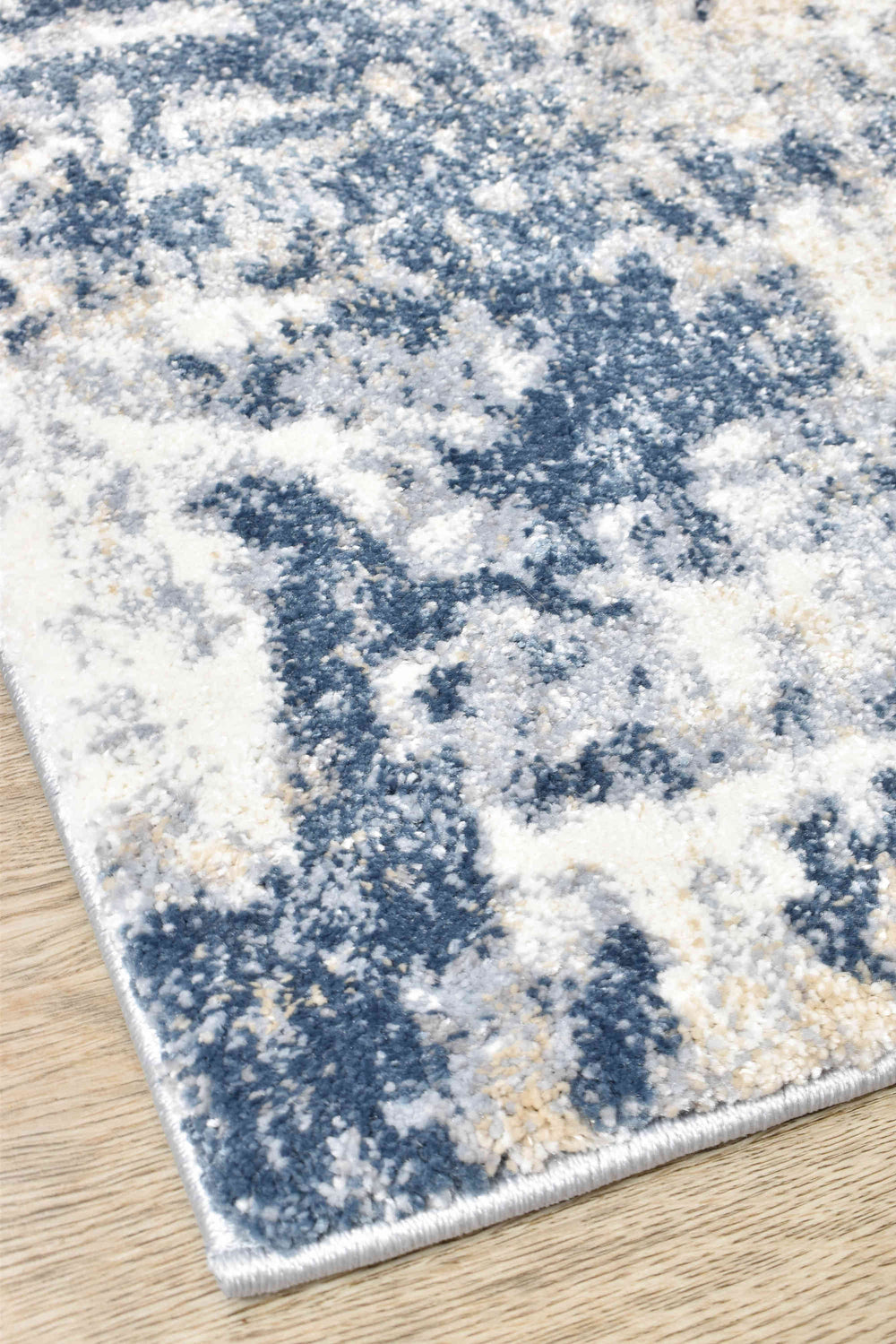 Pheonix Galaxy Blue Rug - Turkish-inspired modern rug from Treasures of Turkey