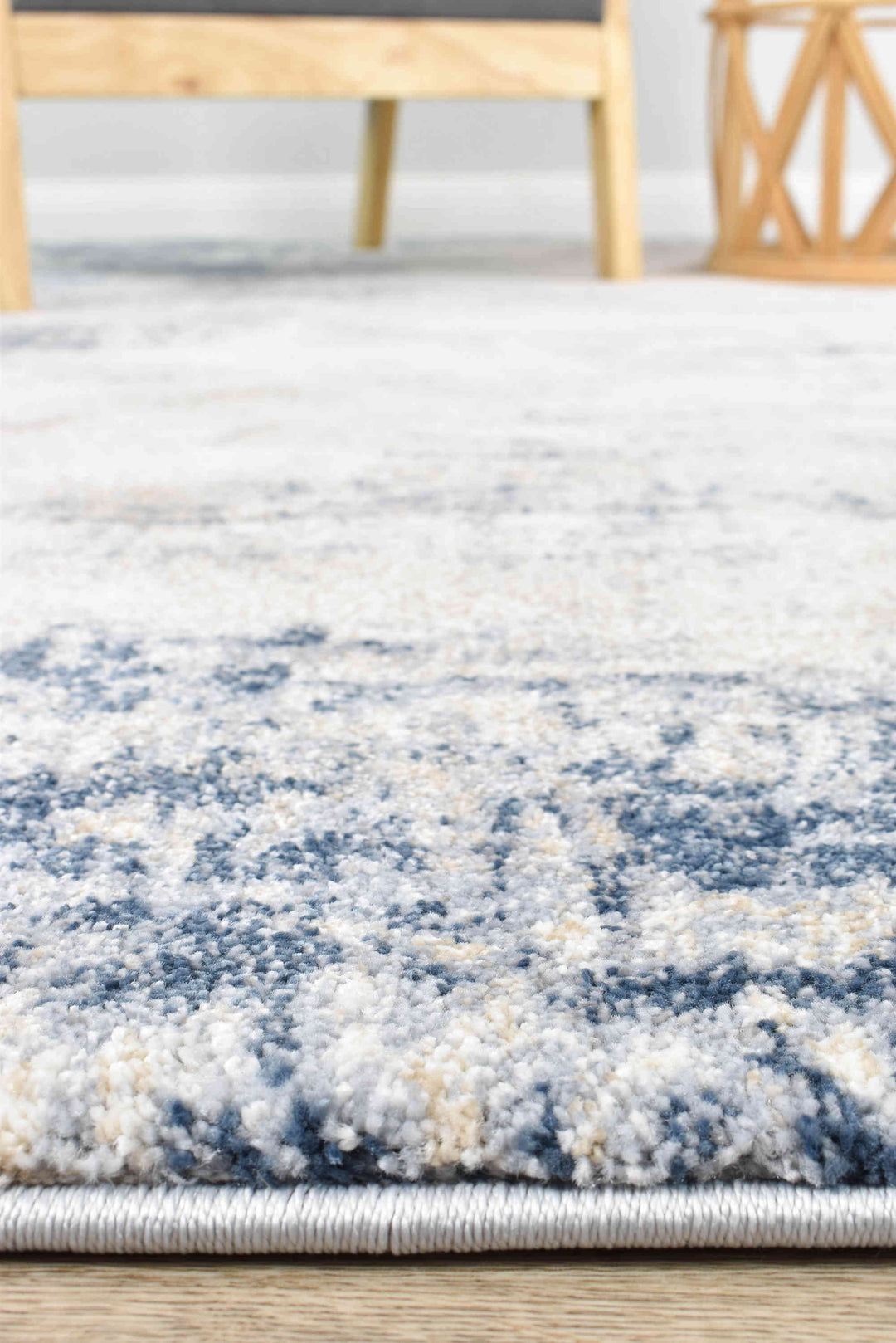 Pheonix Galaxy Blue Rug - Turkish-inspired modern rug from Treasures of Turkey
