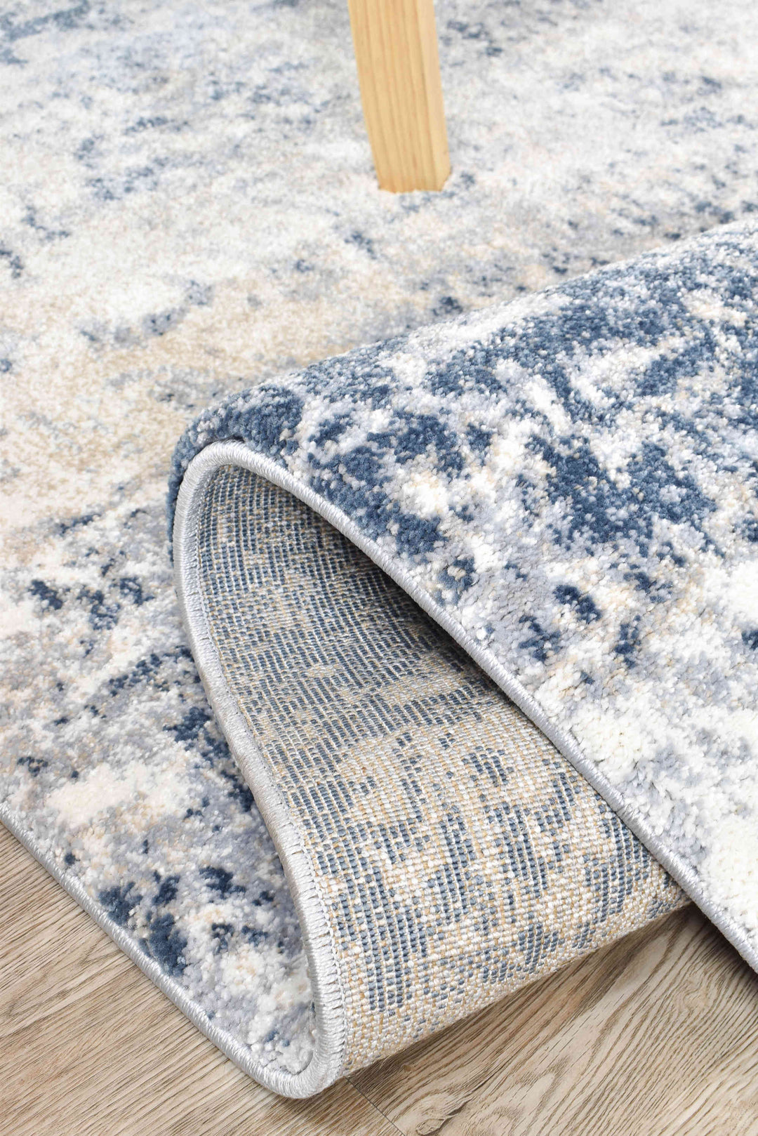 Pheonix Galaxy Blue Rug - Turkish-inspired modern rug from Treasures of Turkey