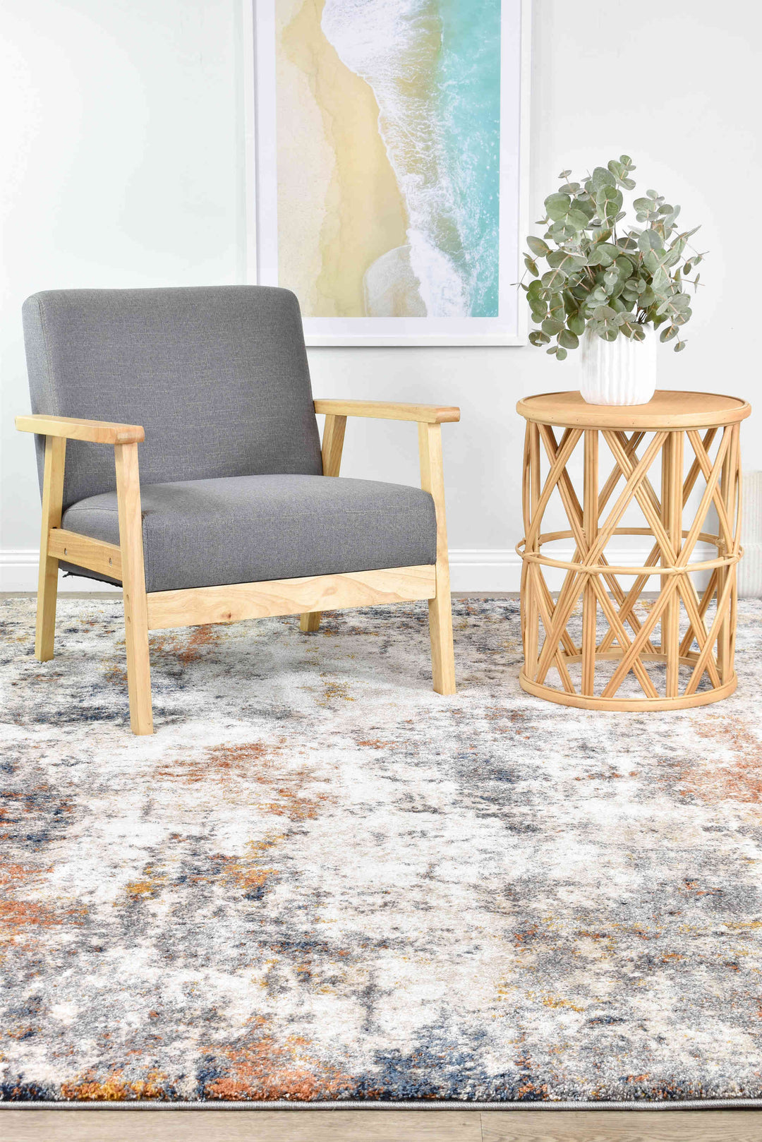 Pheonix Condiment Rug - Turkish-inspired modern rug from Treasures of Turkey