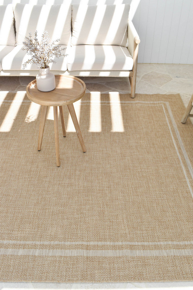 Himalaya Bordo Beige Indoor Outdoor Rug - Turkish-inspired indoor/outdoor rug from Treasures of Turkey