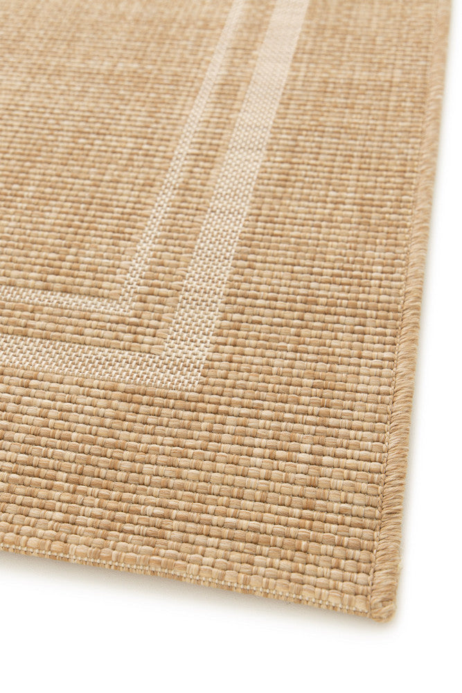 Himalaya Bordo Beige Indoor Outdoor Rug - Turkish-inspired indoor/outdoor rug from Treasures of Turkey