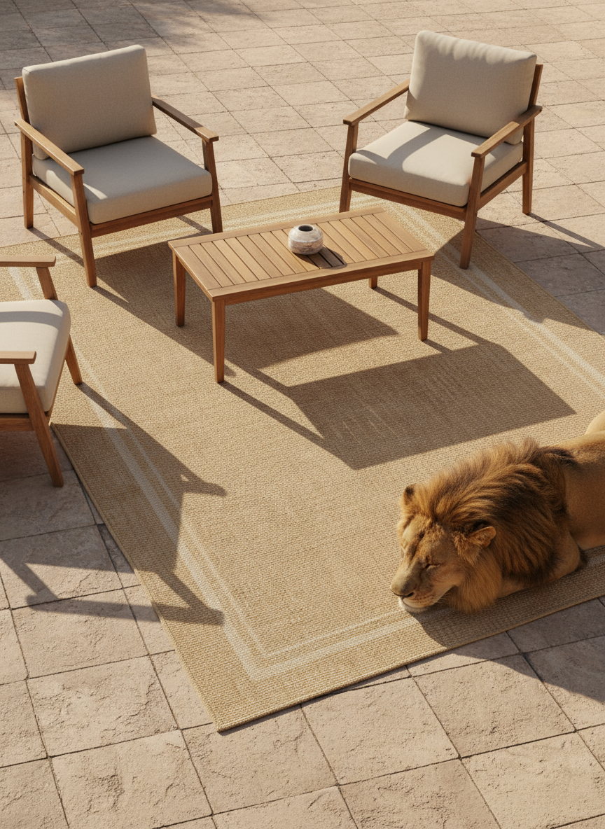 Himalaya Bordo Beige Indoor Outdoor Flatweave Rug – Treasures of Turkey