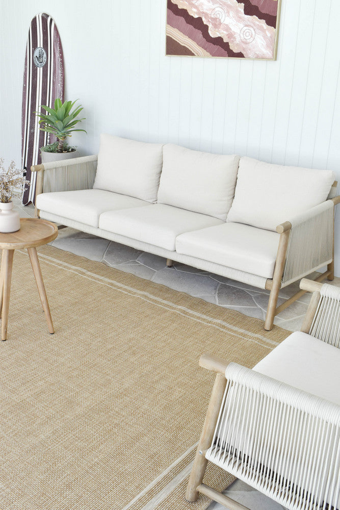 Himalaya Bordo Beige Indoor Outdoor Rug - Turkish-inspired indoor/outdoor rug from Treasures of Turkey