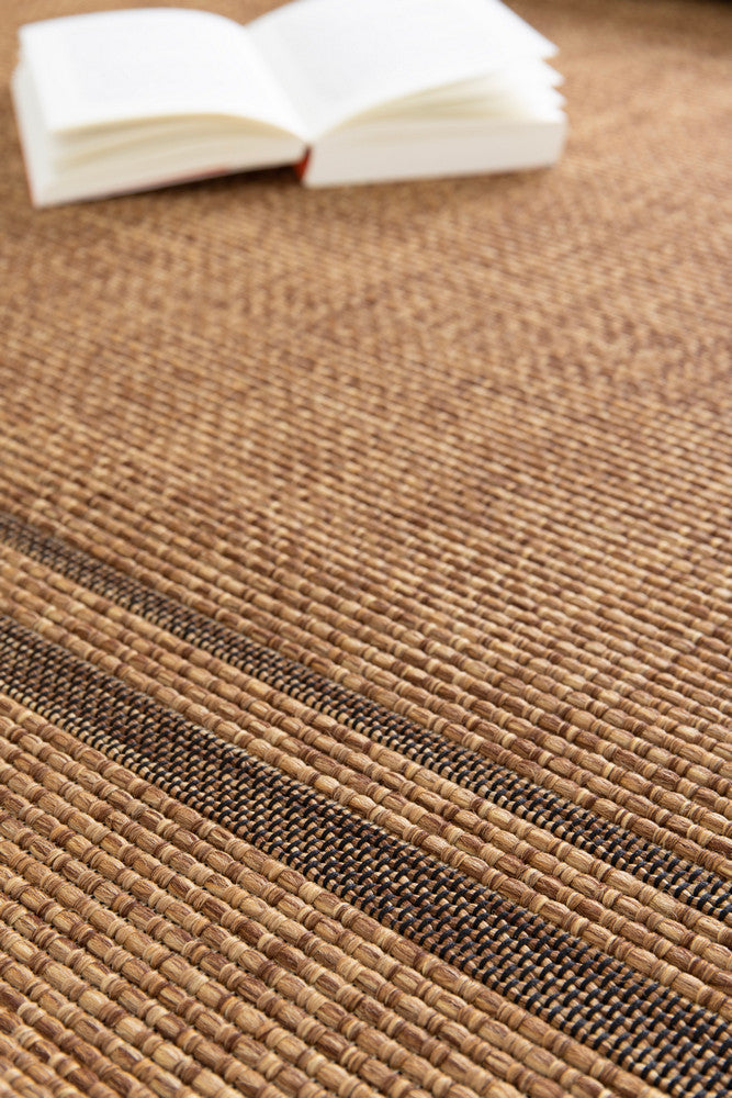 Himalaya Bordo Brown Indoor Outdoor Rug - Turkish-inspired indoor/outdoor rug from Treasures of Turkey