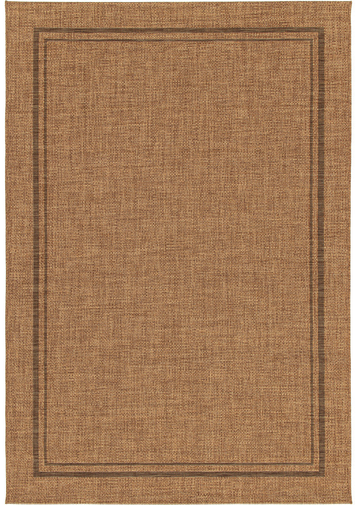Himalaya Bordo Brown Indoor Outdoor Rug - Turkish-inspired indoor/outdoor rug from Treasures of Turkey