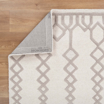 Les Nomades Senso Beige Wool Rug