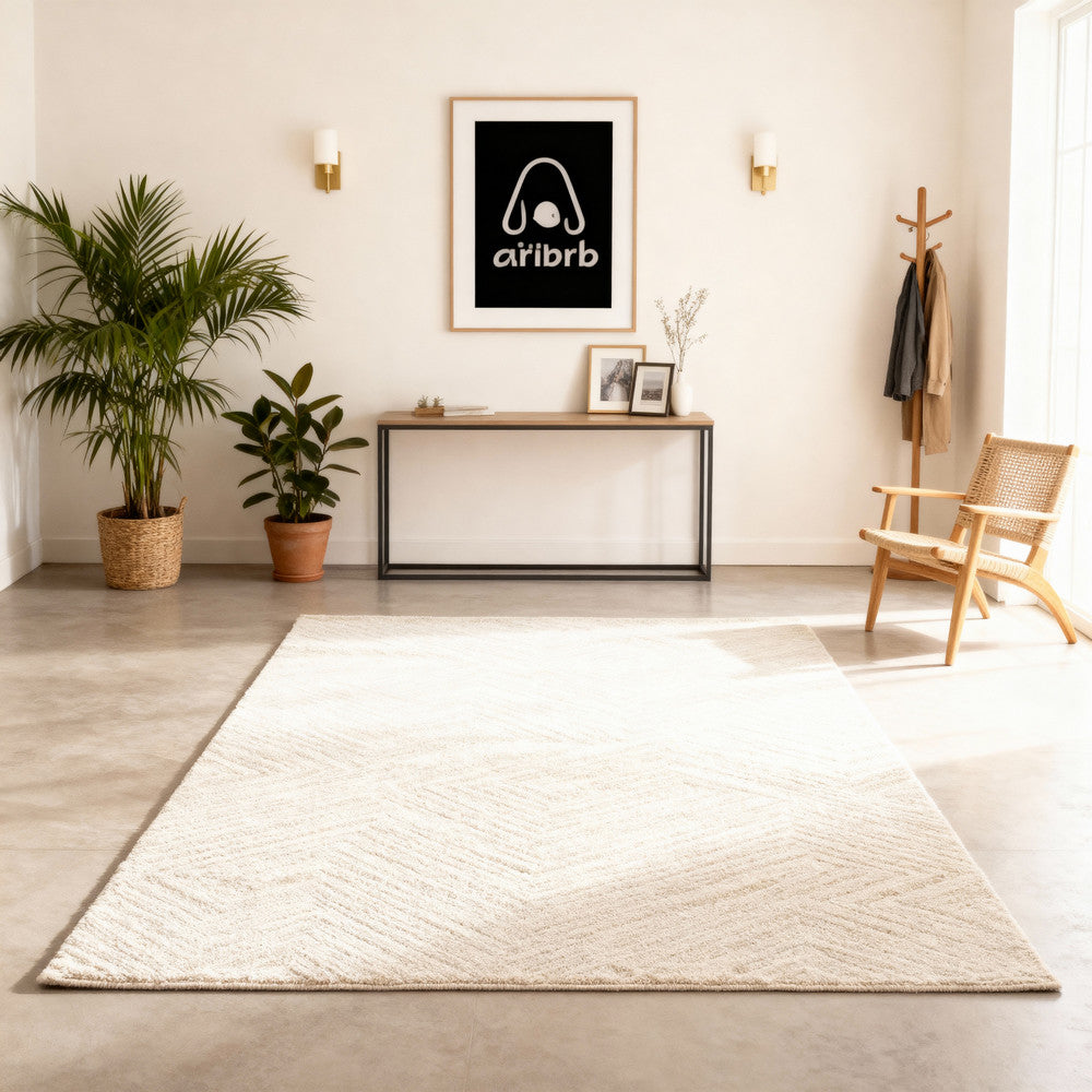 Lido Natural Cream Shaggy Plush Rug – Treasures of Turkey Australia