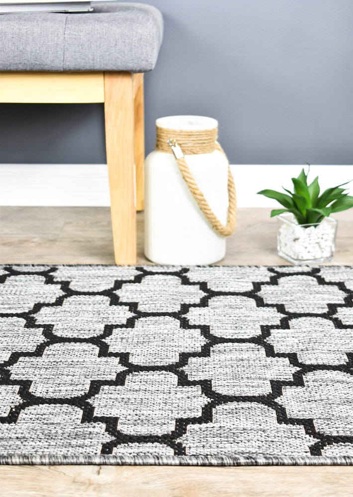 Alaska Runner Grey - Turkish-inspired hallway runner rug from Treasures of Turkey