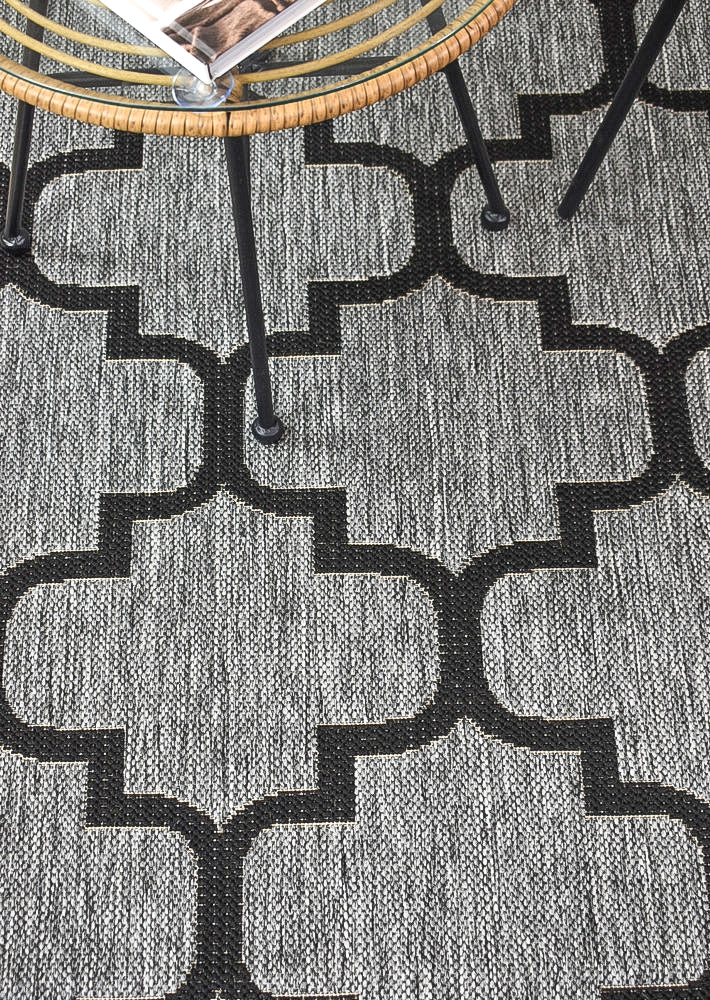 Alaska Grey Rug - Turkish-inspired indoor/outdoor rug from Treasures of Turkey