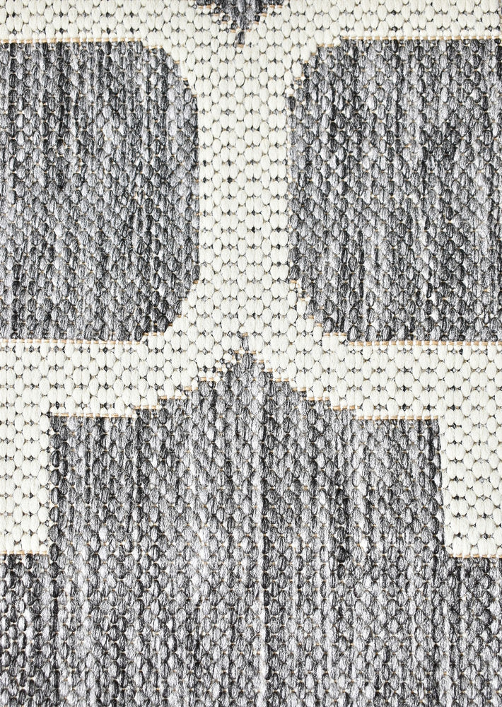 Alaska Light Grey Rug - Turkish-inspired indoor/outdoor rug from Treasures of Turkey